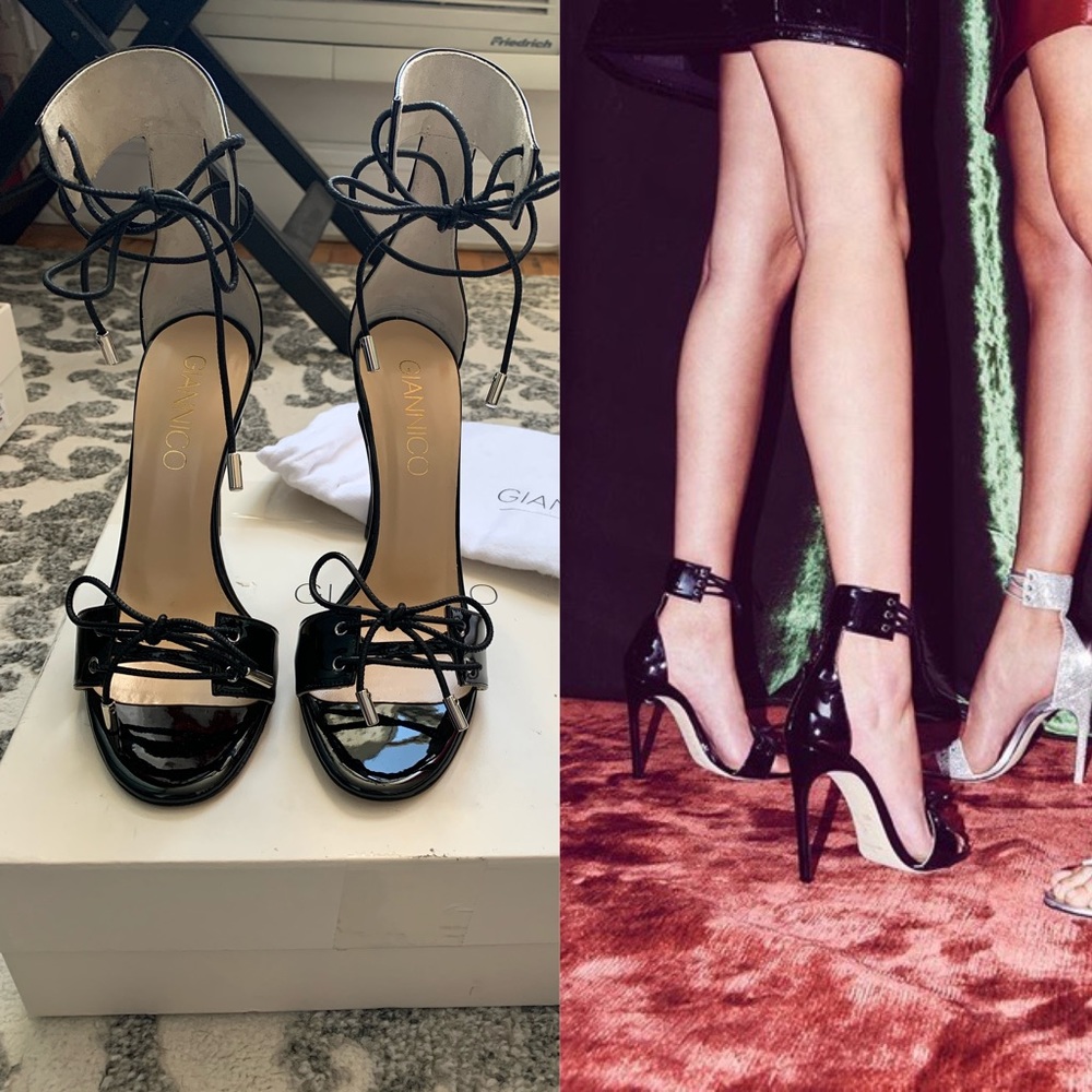 GIANNICO Olivia Patent Leather Sandals